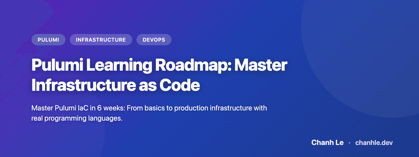 Pulumi Learning Roadmap: Master Infrastructure as Code