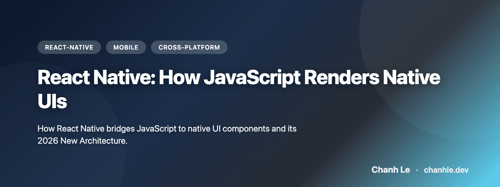 React Native: How JavaScript Renders Native UIs