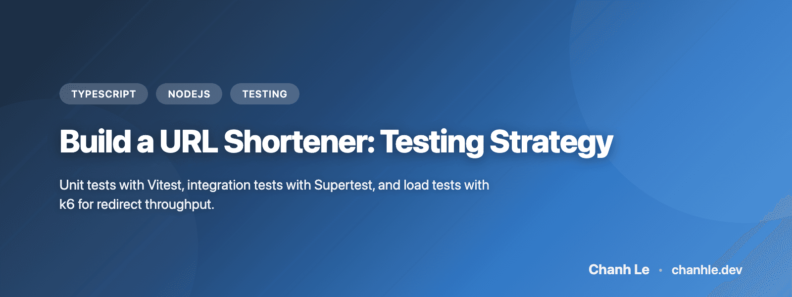 Build a URL Shortener: Testing Strategy