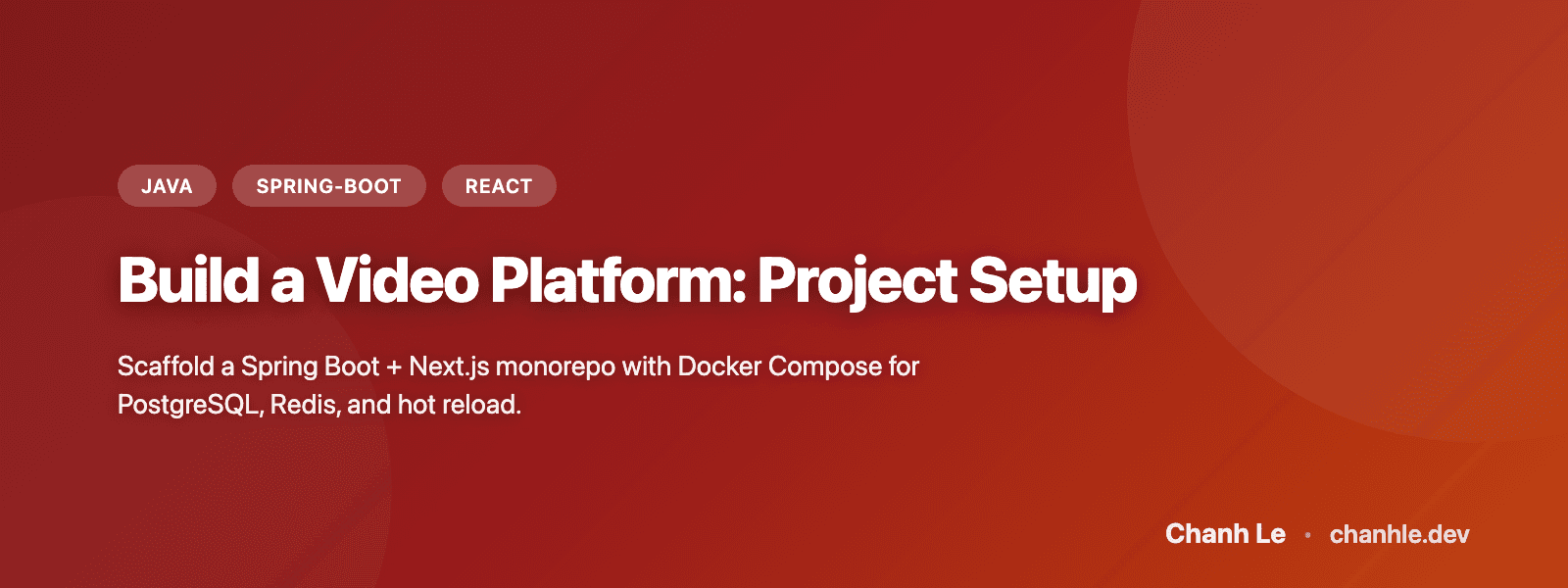 Build a Video Platform: Project Setup
