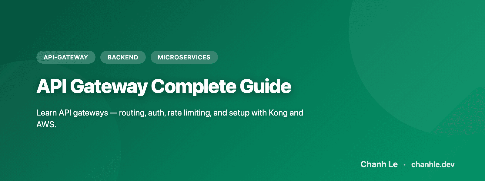 API Gateway Complete Guide