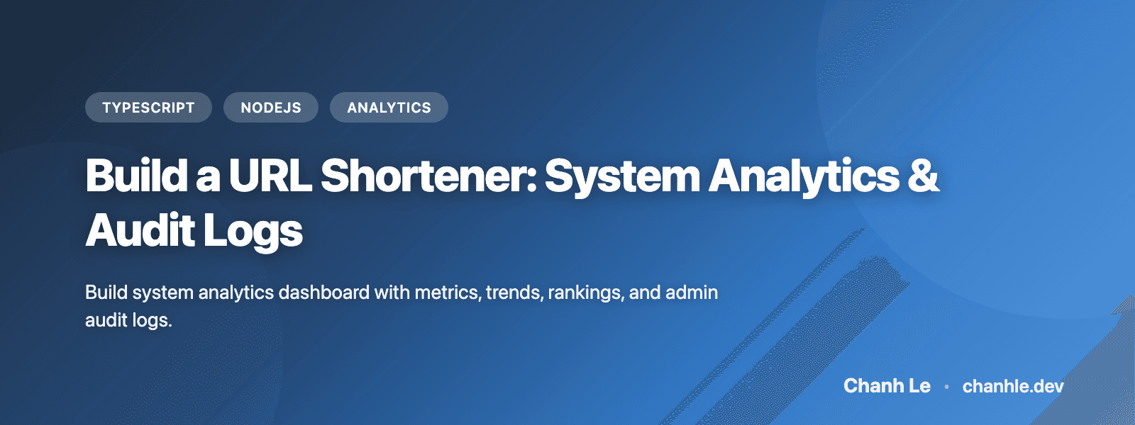 Build a URL Shortener: System Analytics & Audit Logs