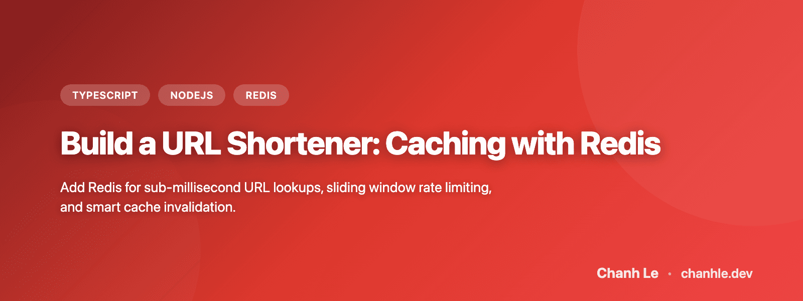 Build a URL Shortener: Caching with Redis